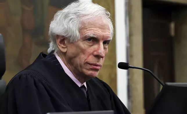 FILE - Judge Arthur Engoron presides during closing arguments in the Trump Organization civil fraud trial in New York State Supreme Court in New York, Jan. 11, 2024. (Shannon Stapleton/Pool Photo via AP, File)