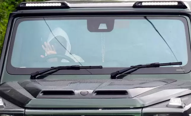 Newcastle United's Alexander Isak at the clubs training centre, Newcastle upon Tyne, England, Wednesday, Aug. 20, 2025. (Owen Humphreys/PA via AP)