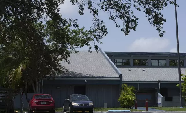 The Miami Youth Academy, a residential facility for male juveniles, is seen in this photo Friday, June 6, 2025, in Kendall, Fla. (AP Photo/Marta Lavandier)