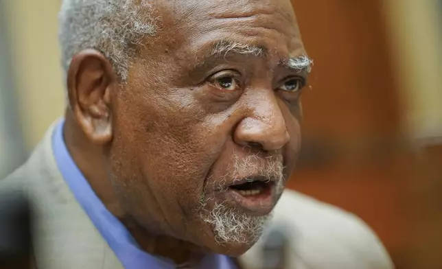 FILE - Rep. Danny Davis, D-Ill., speaks during a House Committee on Oversight and Reform hearing on gun violence on Capitol Hill in Washington, June 8, 2022. (AP Photo/Andrew Harnik, Pool, File)