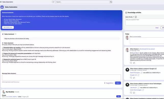 Pega Sales AI Assistant acts as an always-on strategist for every seller