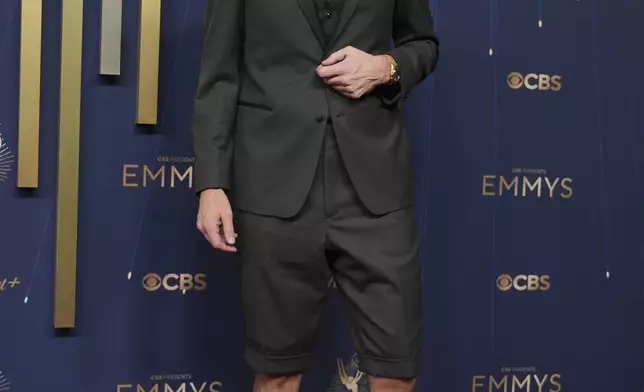 Timothy Simons arrives at the 77th Primetime Emmy Awards on Sunday, Sept. 14, 2025, at the Peacock Theater in Los Angeles. (AP Photo/Jae C. Hong)