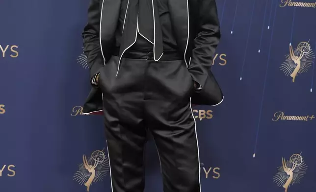 Alan Cumming arrives at the 77th Primetime Emmy Awards on Sunday, Sept. 14, 2025, at the Peacock Theater in Los Angeles. (AP Photo/Jae C. Hong)