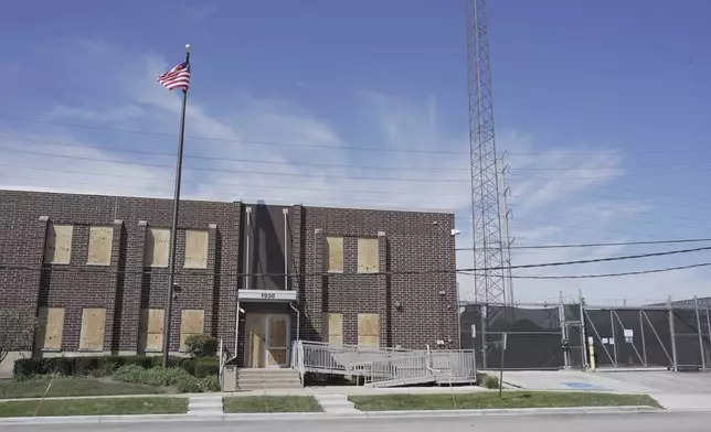 Area residents received a letter that this ICE processing facility in the Chicago suburb of Broadview, Ill., shown on Thursday, Sept. 4, 2025, will be the main processing center for President Donald Trump's immigration operation in the Chicago area, expected to last more than a month. (AP Photo/Laura Bargfeld)