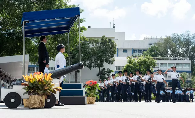 CS inspects passing-out parade at HK Police College (with photos/video) Source: HKSAR Government Press Releases