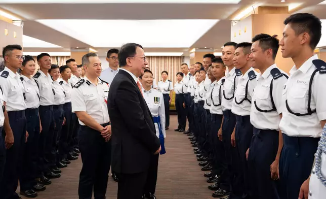 CS inspects passing-out parade at HK Police College (with photos/video) Source: HKSAR Government Press Releases