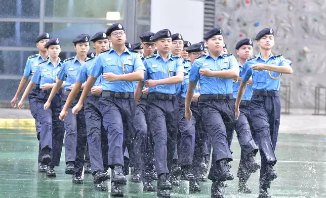 CAS Cadet Corps Foot Drill Competition 2025 and Slogan Design Competition in Commemoration of 80th Anniversary of Victory in Chinese People's War of Resistance Against Japanese Aggression held  Source: HKSAR Government Press Releases