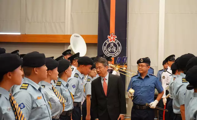 CAS Cadet Corps Foot Drill Competition 2025 and Slogan Design Competition in Commemoration of 80th Anniversary of Victory in Chinese People's War of Resistance Against Japanese Aggression held  Source: HKSAR Government Press Releases