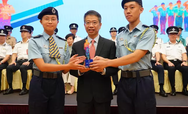 CAS Cadet Corps Foot Drill Competition 2025 and Slogan Design Competition in Commemoration of 80th Anniversary of Victory in Chinese People's War of Resistance Against Japanese Aggression held  Source: HKSAR Government Press Releases