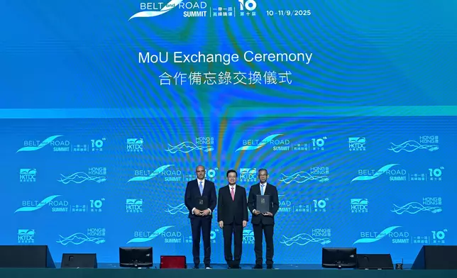 Speech by CE at 10th Belt and Road Summit (with photos/video) Source: HKSAR Government Press Releases