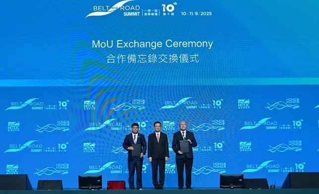 Speech by CE at 10th Belt and Road Summit (with photos/video) Source: HKSAR Government Press Releases