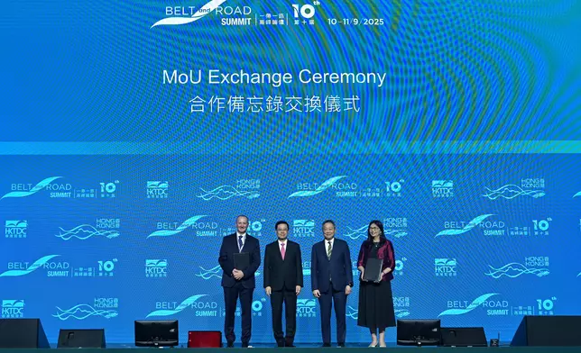 Speech by CE at 10th Belt and Road Summit (with photos/video) Source: HKSAR Government Press Releases