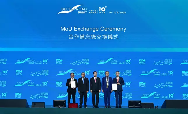 Speech by CE at 10th Belt and Road Summit (with photos/video) Source: HKSAR Government Press Releases
