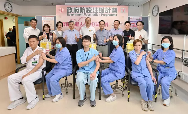 Secretary for Health receives vaccinations against seasonal influenza and COVID-19  Source: HKSAR Government Press Releases