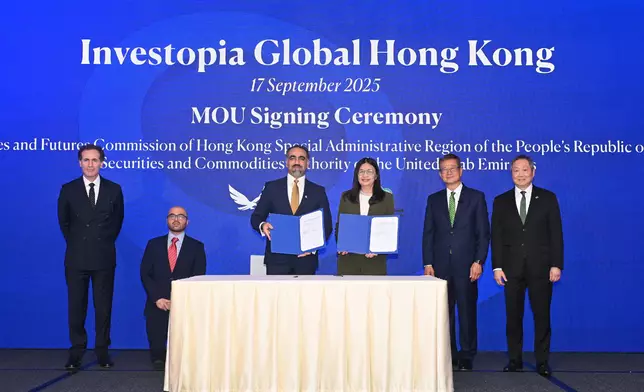 UAE's global investment platform Investopia staged in Hong Kong for first time testifies to deepening partnership between two places  Source: HKSAR Government Press Releases