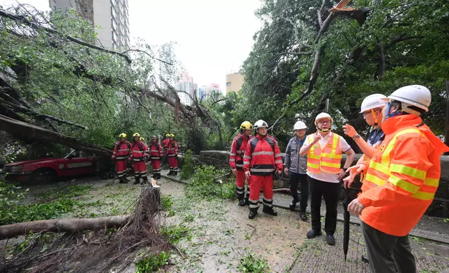 Government fully committed to minimising impact of Super Typhoon Ragasa on Hong Kong  Source: HKSAR Government Press Releases