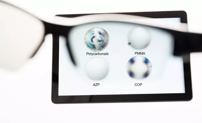 Comparison of optical performance of AZP and conventional optical polymers