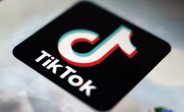 FILE - The TikTok logo is pictured in Tokyo, Sept. 28, 2020. (AP Photo/Kiichiro Sato, File)