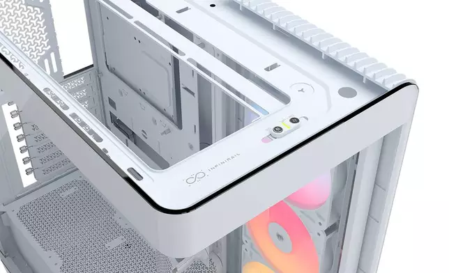 Corsair's new FRAME 4500X is a significant expansion of the Company’s earlier FRAME Modular Case System to a larger, even more feature-rich mid-tower solution, while integrating seamlessly with Corsair’s proprietary iCUE LINK software platform and its premium reverse-rotor RGB fans. The FRAME 4500X is compatible with the newest reverse-connector motherboards from ASUS, Gigabyte, and MSI, and offers advanced airflow and cable-management features, with the top and side of the case ventilated for maximum airflow and feature a unique “waterfall” pattern.