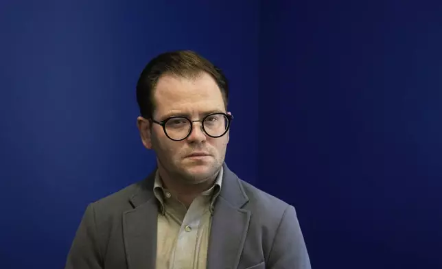 Marc Seawright poses for a photo at the Katz Banks Kumin law office in San Francisco, July 14, 2025. (AP Photo/Jeff Chiu)