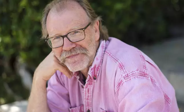 Author George Saunders poses for a portrait on Wednesday, Aug. 20, 2025, in Santa Monica, Calif. (AP Photo/Chris Pizzello)