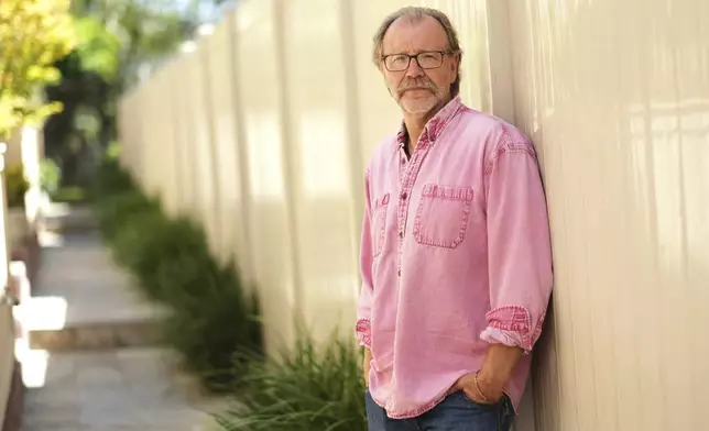 Author George Saunders poses for a portrait on Wednesday, Aug. 20, 2025, in Santa Monica, Calif. (AP Photo/Chris Pizzello)
