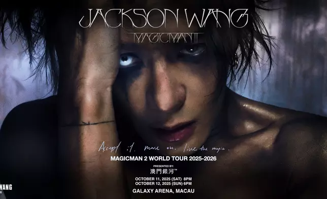 MAGICMAN 2 WORLD TOUR 2025-2026 in Macau Presented by Galaxy Macau™ will see global superstar Jackson Wang taking the stage at Macau’s largest indoor arena, Galaxy Arena, on October 11 and 12 for two electrifying live shows.