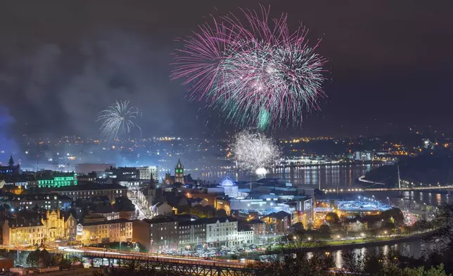 Fireworks, Derry Halloween, County Derry~Londonderry