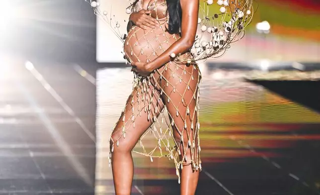 Jasmine Tookes walks the runway during the Victoria's Secret Fashion Show on Wednesday, Oct. 15, 2025, in the Brooklyn borough of New York. (Photo by Evan Agostini/Invision/AP)