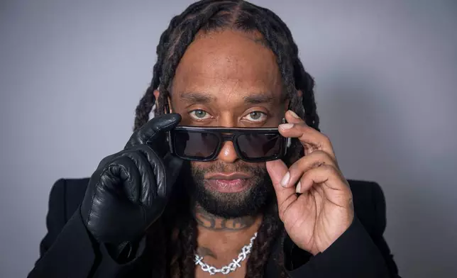 Ty Dolla $ign poses for a portrait on Tuesday, Oct. 7, 2025, in New York. (Photo by Andy Kropa/Invision/AP)