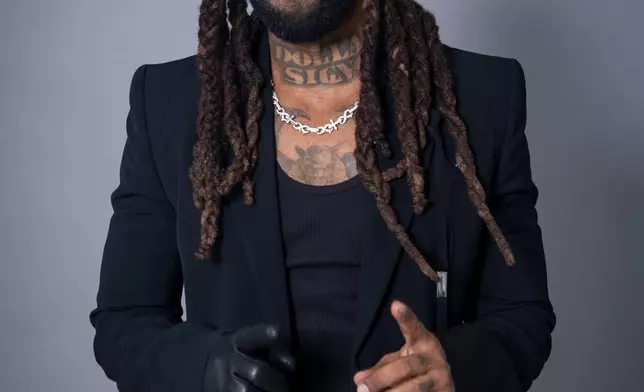 Ty Dolla $ign poses for a portrait on Tuesday, Oct. 7, 2025, in New York. (Photo by Andy Kropa/Invision/AP)