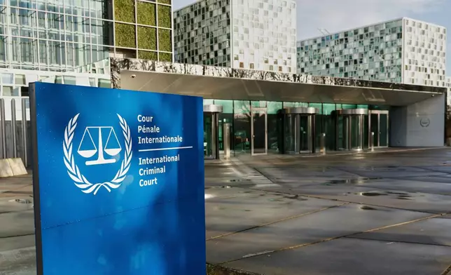 FILE - A general view of the exterior of the International Criminal Court is seen in The Hague, Netherlands, March 12, 2025. (AP Photo/Omar Havana, File)