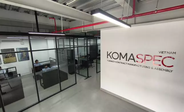 Komaspec Vietnam office entrance.