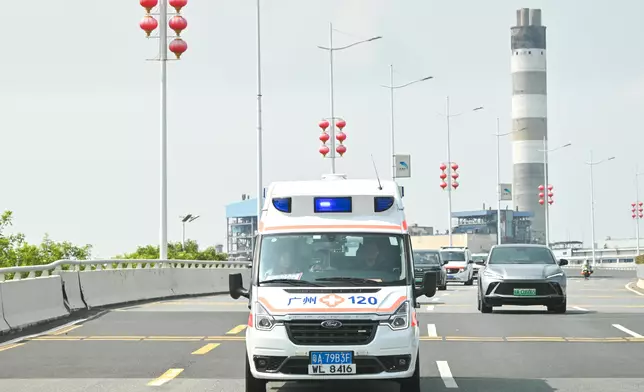 Drill for Direct Cross-boundary Ambulance Transfer in GBA by Hong Kong and Nansha conducted smoothly  Source: HKSAR Government Press Releases