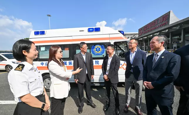 Drill for Direct Cross-boundary Ambulance Transfer in GBA by Hong Kong and Nansha conducted smoothly  Source: HKSAR Government Press Releases