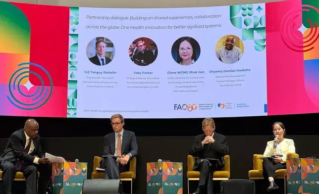 Speech by USEE at partnership dialogue of Science and Innovation Forum of World Food Forum 2025 in Rome, Italy  Source: HKSAR Government Press Releases