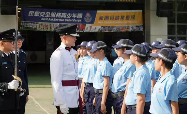 Civil Aid Service Cadet Corps holds 150th New Cadets Passing-out Parade  Source: HKSAR Government Press Releases