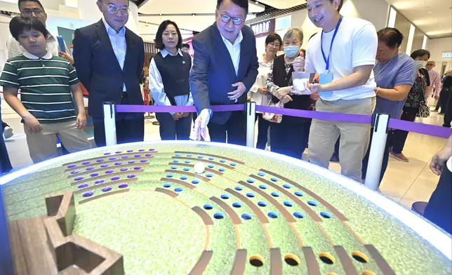 CS attends "Election into Community" Roving Interactive Exhibition@The Westwood event  Source: HKSAR Government Press Releases