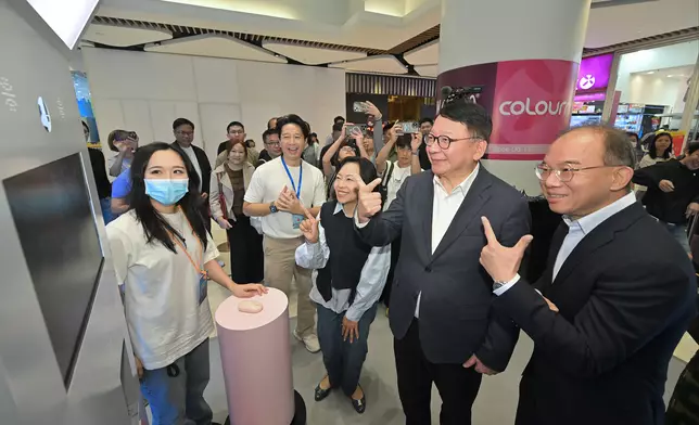 CS attends "Election into Community" Roving Interactive Exhibition@The Westwood event  Source: HKSAR Government Press Releases