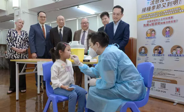 Director of Health inspects arrangements for Seasonal Influenza Vaccination School Outreach and urges schools to advance vaccination activities as much as possible  Source: HKSAR Government Press Releases