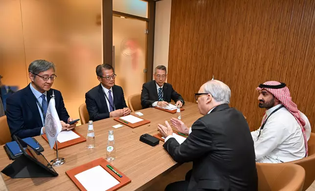 FS leads delegation to attend Future Investment Initiative Summit in Saudi Arabia (with photos/video) Source: HKSAR Government Press Releases
