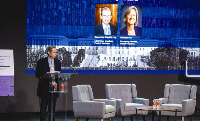 The Honorable Tidal McCoy delivers opening remarks.