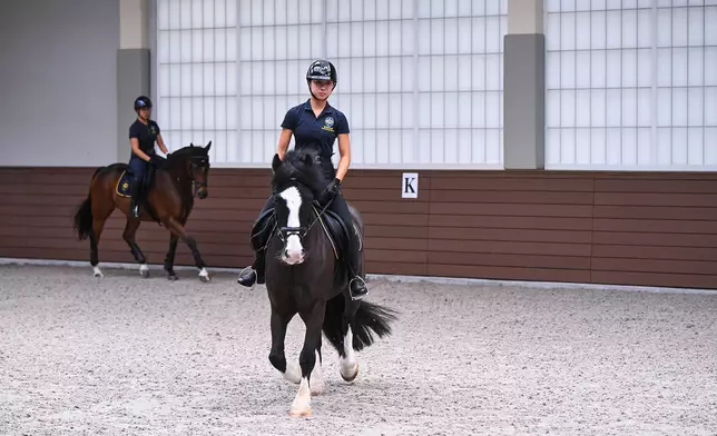 The new indoor arena at the HKJC Pokfulam Public Riding School provides riding lessons for the public, professional riders and para riders.