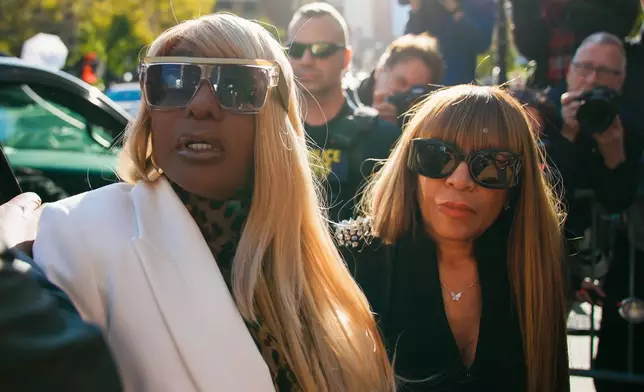 Janice Combs, mother of Sean "Diddy" Combs, arrives to the Manhattan federal court for the sentencing of Combs in New York, Friday, Oct. 3, 2025. (AP Photo/Eduardo Munoz Alvarez)