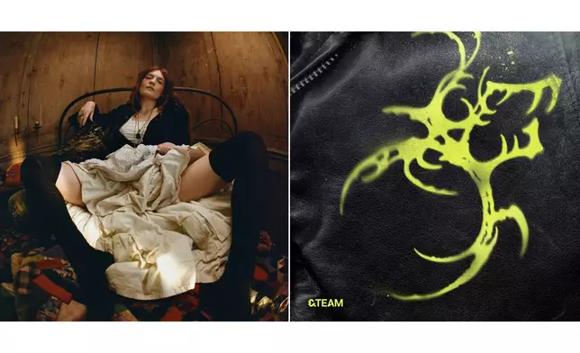 This combination of images shows album art for "Everybody Scream" by Florence + the Machine, left, and "Back to Life" by &amp;TEAM. (Republic Records-Polydor Records via AP, left, and HYBE Japan/YX LABELS via AP)