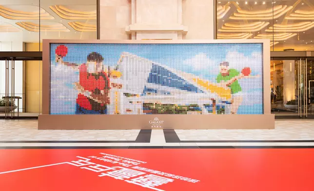 The record-breaking artwork reifies GEG’s commitment to table tennis and championing the fusion of sport and creativity across both the Macau SAR and mainland China.