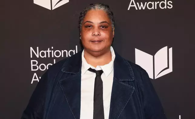 Author Roxane Gay attends the 76th National Book Awards ceremony at Cipriani Wall Street on Wednesday, Nov. 19, 2025, in New York. (Photo by Andy Kropa/Invision/AP)