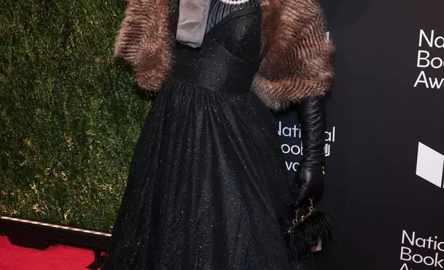 New York Liberty mascot Ellie the Elephant attends the 76th National Book Awards ceremony at Cipriani Wall Street on Wednesday, Nov. 19, 2025, in New York. (Photo by Andy Kropa/Invision/AP)