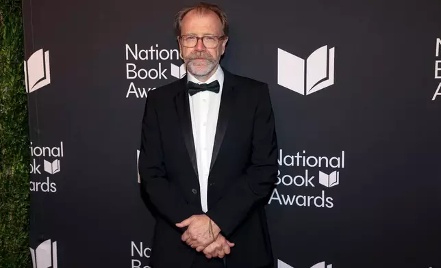 Author George Saunders attends the 76th National Book Awards ceremony at Cipriani Wall Street on Wednesday, Nov. 19, 2025, in New York. (Photo by Andy Kropa/Invision/AP)
