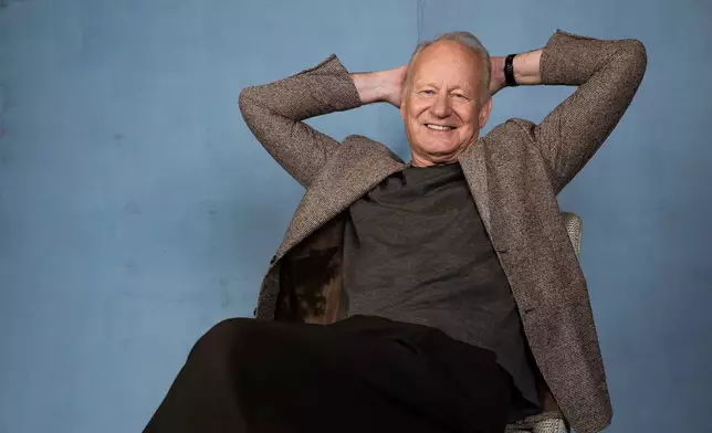 Stellan Skarsgard poses for a portrait to promote "Sentimental Value" on Tuesday, Nov. 4, 2025, in Los Angeles. (Photo by Rebecca Cabage/Invision/AP)